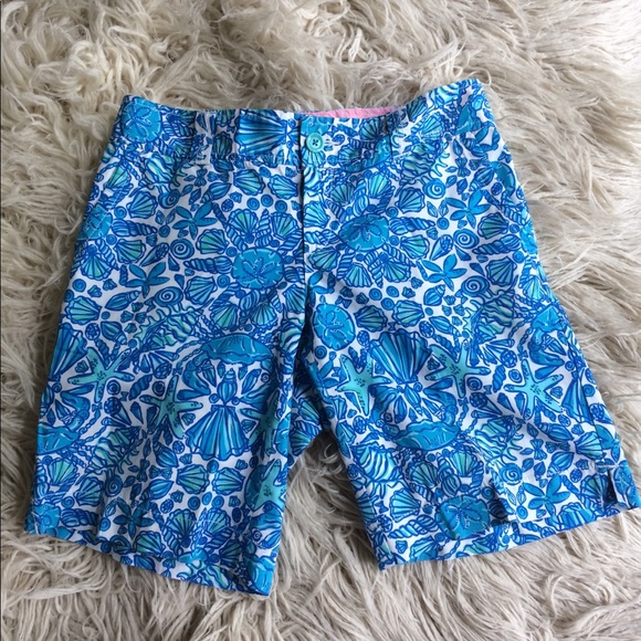 Lilly Pulitzer Pants - Lilly Pulitzer Bermuda Sailors Valentine Mini